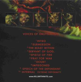 CD Kill With Hate: Voices Of Obliteration 189919