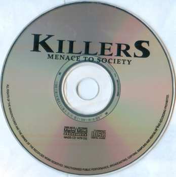 CD Killers: Menace To Society DIGI 550445