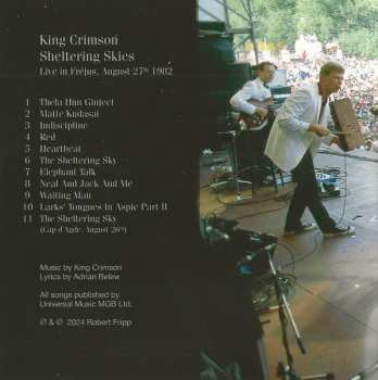 CD King Crimson: Sheltering Skies (Live In Fréjus, August 27th 1982) 622554