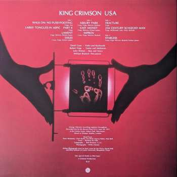 2LP King Crimson: USA CLR | LTD 569827