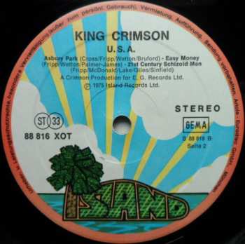 LP King Crimson: USA 653366