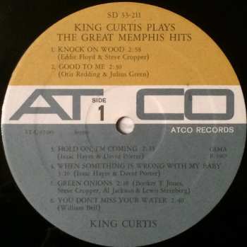 LP King Curtis: King Curtis Plays The Great Memphis Hits 576704