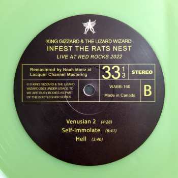 LP King Gizzard And The Lizard Wizard: Infest The Rats Nest (Live At Red Rocks 2022) CLR 551239