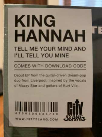 LP King Hannah: Tell Me Your Mind And I'll Tell You Mine 575393