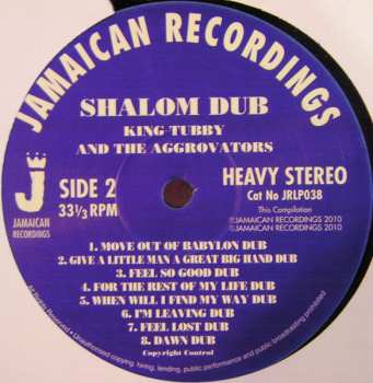 LP King Tubby: Shalom Dub 86689