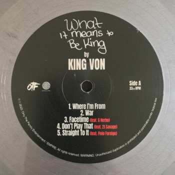 2LP King Von: What It Means To Be King CLR 564270