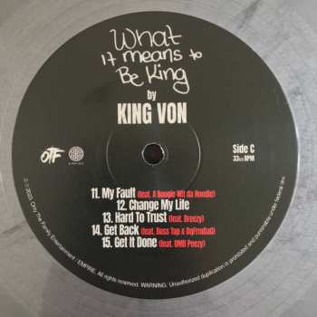 2LP King Von: What It Means To Be King CLR 564270