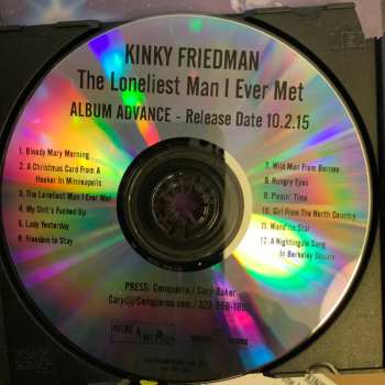 CD Kinky Friedman: The Loneliest Man I Ever Met 591777