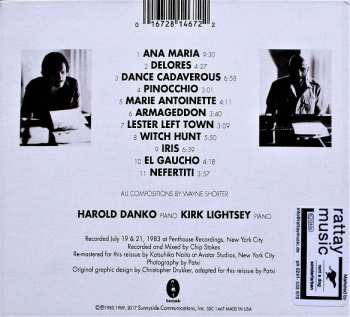 CD Kirk Lightsey: Shorter By Two - The Music Of Wayne Shorter Played On Two Pianos 93544