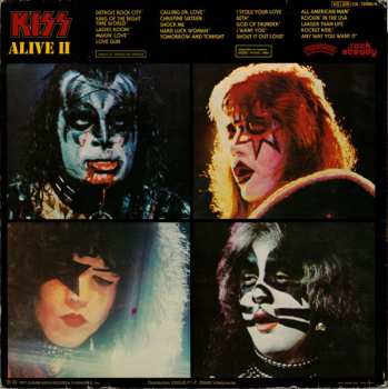 2LP Kiss: Alive II 645183