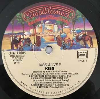 2LP Kiss: Alive II 645183