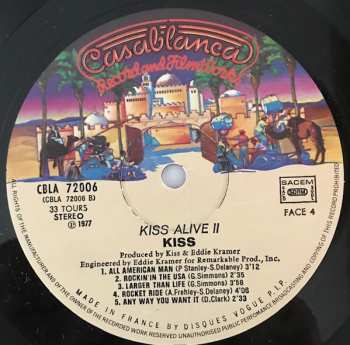 2LP Kiss: Alive II 645183