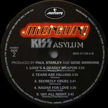 LP Kiss: Asylum 597250