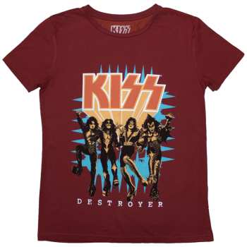 Merch Kiss: Dámské Tričko Destroyer 3d Logo Kiss