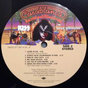 LP Kiss: Gene Simmons LTD 639273