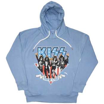 Merch Kiss: Kiss Unisex Pullover Hoodie: Americana (back Print) (x-small) XS