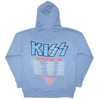 Merch Kiss: Kiss Unisex Pullover Hoodie: Americana (back Print) (x-small) XS