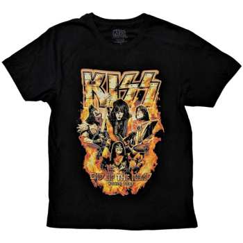 Merch Kiss: Tričko End Of The Road Tour Orange