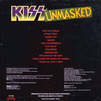 LP Kiss: Unmasked 603251