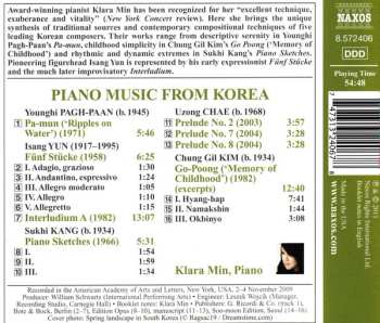 CD Klara Min: Ripples On Water (Korean Piano Music) 547370