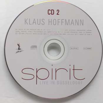 2CD Klaus Hoffmann: Spirit Live in Düsseldorf 659976