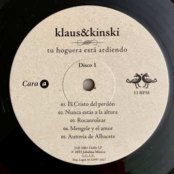 2LP Klaus & Kinski: Tu Hoguera Está Ardiendo LTD 598757