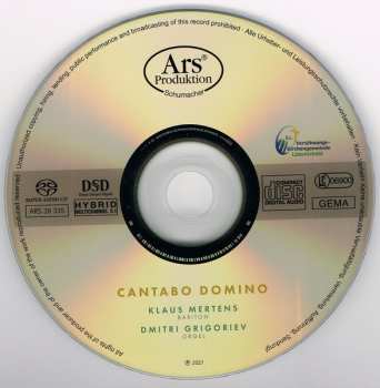 SACD Klaus Mertens: Cantabo Domino 642773