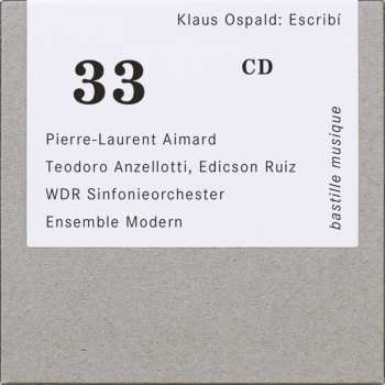 Album Klaus Ospald: Escribi... Für Orchester,akkordeon,kontrabass