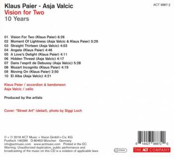 CD Klaus Paier: Vision For Two 10 Years 149558