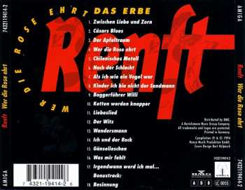 CD Klaus Renft Combo: Das Erbe Renft - Wer Die Rose Ehrt 276155