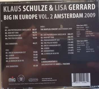 2CD/2DVD Klaus Schulze: Big In Europe Vol. 2 Amsterdam 582012