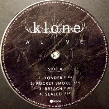 2LP Klone: Alive LTD | CLR 78668