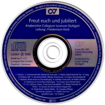 CD Collegium Iuvenum: Freuet Euch Und Jubiliert - Chormusik Zu Advent Und Weihnachten 659378