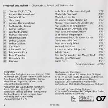 CD Collegium Iuvenum: Freuet Euch Und Jubiliert - Chormusik Zu Advent Und Weihnachten 659378