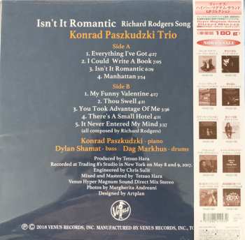 LP Konrad Paszkudzki Trio: Isn't It Romantic LTD 331208