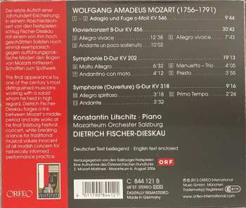 CD Wolfgang Amadeus Mozart: Adagio And Fuge KV 546 / Klavierkonzert KV 456 / Symphonien KV 202 • KV 318 332992