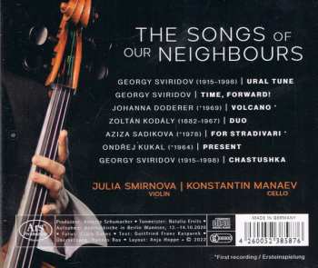 CD Konstantin Manaev: The Songs Of Our Neighbours 647876