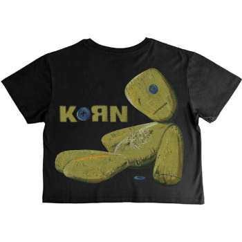 Merch Korn: Korn Ladies Crop Top: Doll Issues (back Print) (x-small) XS