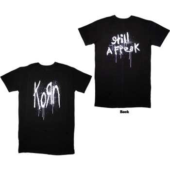 Merch Korn: Korn Ladies T-shirt Dress: Still A Freak (back Print) (large) L