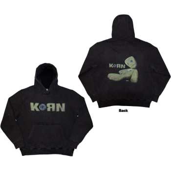 Merch Korn: Korn Unisex Pullover Hoodie: Doll Issues (back Print & Wash Collection) (small) S