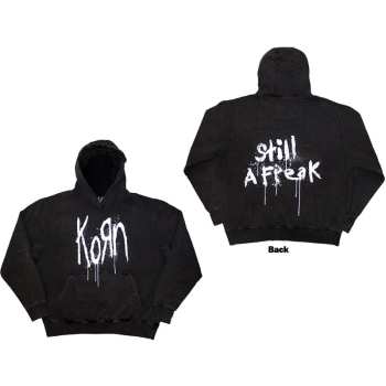 Merch Korn: Korn Unisex Pullover Hoodie: Still A Freak (back Print & Wash Collection) (large) L