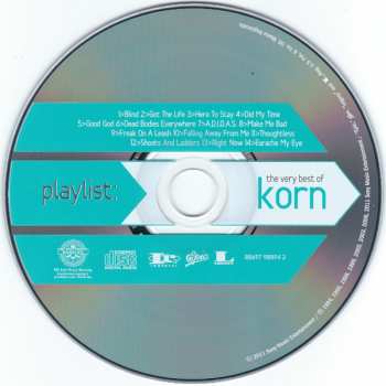 CD Korn: Playlist: The Very Best Of Korn 586056