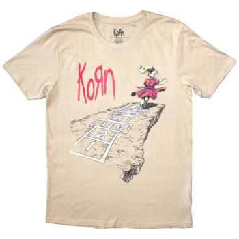 Merch Korn: Korn Unisex T-shirt: Follow The Leader Hopscotch (back Print) (large) L