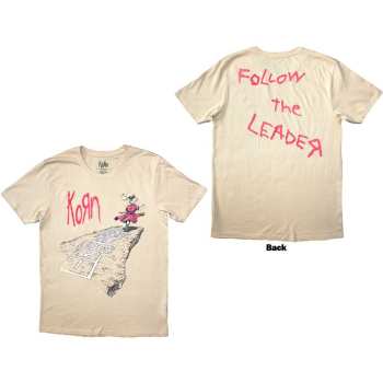 Merch Korn: Korn Unisex T-shirt: Follow The Leader Hopscotch (back Print) (large) L