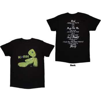 Merch Korn: Korn Unisex T-shirt: Issues Tracklist (back Print) (small) S