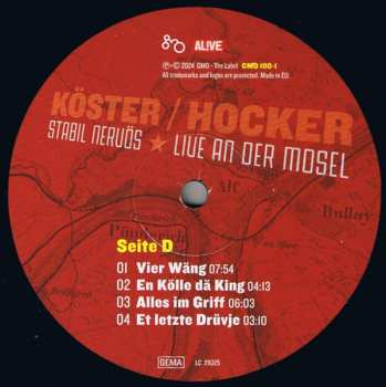 2LP Köster / Hocker: Stabil Nervös 625423