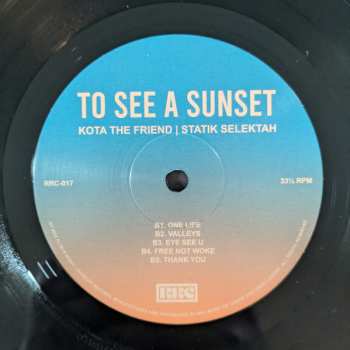 LP Kota The Friend: To See A Sunset 602956