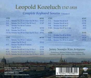 4CD Leopold Koželuh: Complete Keyboard Sonatas Volume 4 437379