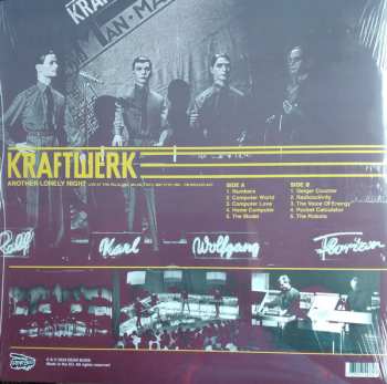 LP Kraftwerk: Another Lonely Night - Live At The Palalido, Italy, May 27th 1981 - Fm Broadcast CLR | LTD 635333