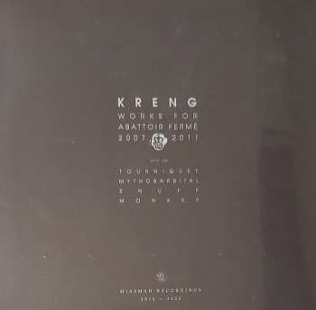 4LP/Box Set Kreng: Works For Abattoir Fermé 2007 - 2011 LTD 460242